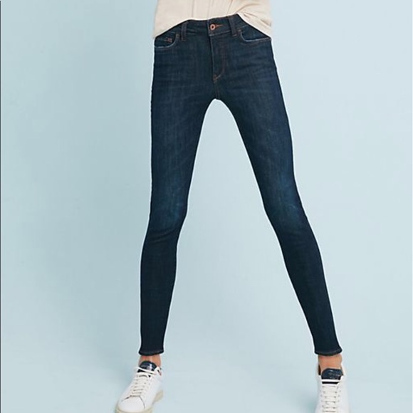 pilcro and the letterpress high rise denim leggings